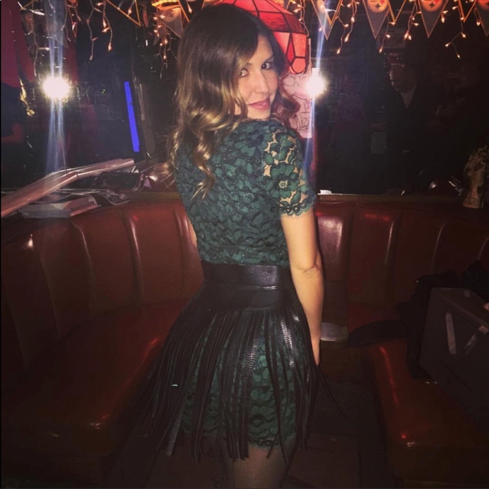 BCBG Fringe Belt